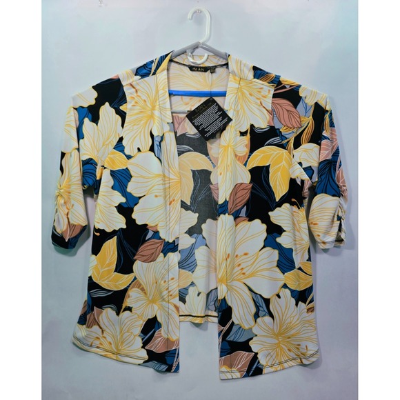 Iman Global Chic Sheer Printed Drape/Cover. NWT - Picture 4 of 8